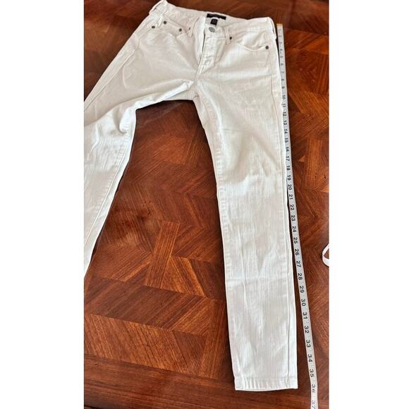 Banana Republic White Skinny Jeans Size 26/2 Women’s Premium Denim - Picture 6 of 9